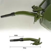 Spout for 20L Jerry Cans, Flexible Metal Rubber Pourer, Oil Barrel Nozzle, Petrol Fuel Seal Ring, Jerry Can Accessories