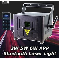 YUER Bluetooth App 3W 5W 6W RGB Animation Laser Licht Scanner Projektor Bühne Licht DJ Disco bar Club Party Hochzeit Weihnachten
