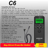 AODELAN TRS-C6 LCD Zeit Auslöser Fernbedienung für Canon EOS R6 R M6 II M5 90D 250D 800D 600D 700D 500D 30D Rebel T4i AODELAN TRS-C6 LCD Zeit Auslöser Fernbedienung für Canon EOS R6 R M6 II M5 90D 250D 800D 600D 700D 500D 30D Rebel T4i