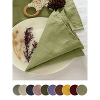 Lmitation linen Polyester solid color napkins are suitable for restaurant kitchen tables, Holiday party decorations