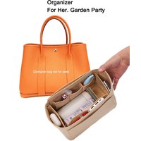 Purse Insert Organizer Fit For H Garden Party Tote 28 30 36 49 , Handbags Bag Liner Inner Purse