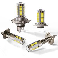 H1 H3 H4 H7 LED Headlight Car Fog Light LED Bulbs Motorcycle Driving Running Lamps 12V 6W IP67 High Low Beam Super Bright