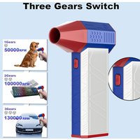 2026 X3 PRO Brushless Violent Air Blower 130000RPM Wireless Turbo Jet Fan High Power Dust Blower for Computer Keyboard Cleaning