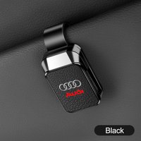 For Audi A1 A3 A4 A5 A6 A7 A8 S3 S4 S5 S6 RS3 RS4 RS5 RS6 Q3 Q5 Q7 B8 8P 8V8L Car Visor Sunglasses Holder Clip Eyeglasses Hanger