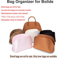High Quality Acetate Silk Inner Bag Organizer for Hermes Bolide Bag Storage Insert Inner Bag Support