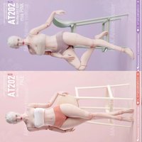 Worldbox AT202pro 1/6 Scale Girls Flexible Joint Body E Cup Fat Leg 12‘’ Female Soldier Super Flexible Action Figure Body Doll