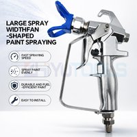 Electric Airless Paint Spray Gun High Pressure Accessory with Tip Nozzle Guard Compatible with Wagner Pump Sprayer