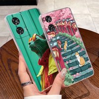 Cases For Motorola Edge 50 Fusion Motorola G96 Capa Clear Silicone Jelly Soft TPU Back Cover Cute Rabbit Cat Dinasaur Phone Case