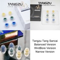 Tangzu Tang Sancai Balanced/WirdBore/Narrow Ver. In-Ear Silicone Earphone Eartips 3Pairs Headphone AccessoryTips Earbuds Earplug