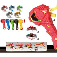 Children's Alloy Spinning Multiple Gameplay Gyro Toys Magic Combination Pull Rope Cool Light Gyro Festivals Birthday Gifts Kids