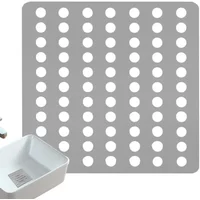 Hair Debris Filter 304 Stainless Drain 304 Stainless Steel Square Design Hair Debris Blocker Contemporary Drain Cover Design