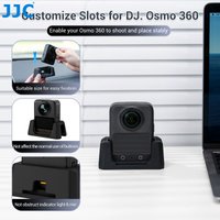 JJC Silicone Stand Base for DJI Osmo 360 Non-Slip Desktop Table Stand Car Mount Stable Bracket DJI Osmo 360 Camera Accessories