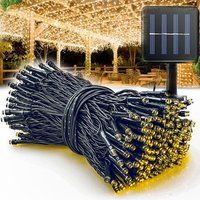 20/50/100/200 LED Solar Lights Outdoor Solar String Lights with 8 Lighting Mode Wedding Garland Lights for Tree Party Decor
