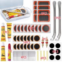 AliExpress NONE Bike Tire Repair Kit Universal Portable Inner Tube Puncture Fix Tool with Patches Tire Flim Grinding Crowbar for Cycling ATV