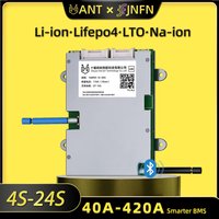 ANT Smart BMS 4S-24S 16S 40A Lifepo4 BMS 10S 13S 48V 30A Li-Ion BMS 20S NMC LFP für E-Bike E-Scooter mit Bluetooth Balance BMS