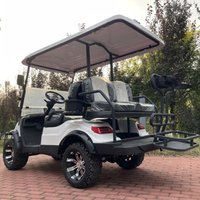 2026 Latest Lithium Battery Golf Cart Wholesale And Retail Electric Golf Cart With Golf Bag Straps And Basket And Ball Washer