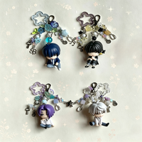 BL keychain, chibi-style doze-off doll, Y2K style, tired anime character~ A gift for a friend/couple.