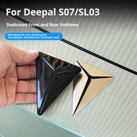 For Deepal SL03 S07 L07 Black Warrior Car Logo Letter Sticker Blackened Emblem Badge Exterior Decoration Accessories