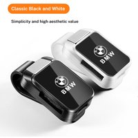 High-end Car Glasses Storage Box Universal Car Visor Sunglasses Storage Bag for BMW X2 X3 X4 X5 X6 X7 3 5 Series G30 G20 G32 G11
