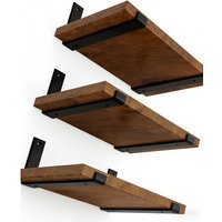 2-4Pieces101 Inch Heavy Duty Wall-Mounted Shelf Bracket Floating Shelf Support Wall Decorative Rack Simple Modern Storage Rack O