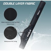 Lixada Fishing Bag Portable Folding Fishing Rod Reel Bag Fishing Pole Gear Tackle Tool Storage Carry Case Organizer 80cm-2.1m