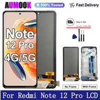 New Display For Xiaomi Redmi Note 12 Pro 4Gā LCD Display Touch Screen Digitizer For Redmi Note 12 Pro 5G Display Replacement