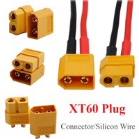 XT60 Male Female Bullet Connectors Plug Adapter With 14 AWG Silicon Wire For ESC Lipo Battery Extension Quadcopter Multicopter