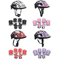 AliExpress VAKIND Kids Safety Helmet Knee Elbow Pad Set Boys Girls Head Protective Gear Set for Bicycle Cycling Skateboard Scooter Skating Helmet