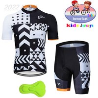 New Children's Cycling Jersey Suit Shorts Breathable Jersey Baby Kids Riding Short Sleeve Suit Sports Cycling Equipment