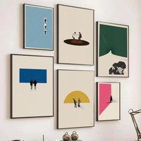 Minimalist Movie Before Midnight Pulp Fiction Inspired Art Poster Canvas Printing Aesthetics Natural Wall Art Home Decoration