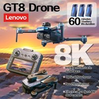 Lenovo GT8 Drone 8k Camera with Large Screen Remote Control Brushless Motor Aerial Photography Optical Flow RC Quadcopters