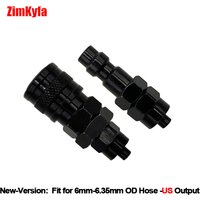 HPA NEW US Foster BLack 23-2 / 2302 Push-In Fitting Quick Disconnect Plug To 6MM - 6.35MM OD Hose For Air Tool