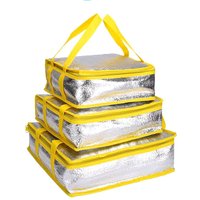 6/8/10/12Inch Insulation Bag Pizza Delivery Bag Folding Cooler Bag Food Thermal Ice Pack Picnic Drink Storage Delivery Carrier