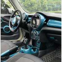 Car Interior Blue Air Outlet Decorative Frame For MINI COOPER S CLUBMAN F54 F55 F56 F57 F60 Car Sticker Accessories Styling