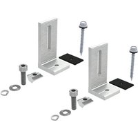 Aluminum L Leg Solar Bracket For Color Steel Roof Photovoltaic Module Mounting System Hardware Supplies