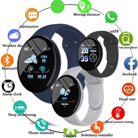 D18 Music Smart Bracelet Smartwatch Circular Color Screen Multiple Sports Modes Call Information Reminder Photo Taking 2026
