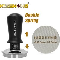 Coffee Tamper Constant Pressure Double Spring 51mm 53mm 58mm Espresso Distributor For Delonghi Breville Accessories Barista Tool