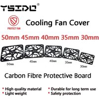 YSIDO Cooling Fan Cover 30mm 35mm 40mm 45mm 50mm Carbon Fibre Protective Board for ARRMA TRAXXAS AXIAL Hobbywing EZRUN RC Car