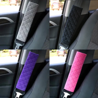 Car Adjustable Seat Belt Shoulder Cover Four Seasons General Soft Velvet Anti-Pinch And Anti-Wear Shoulder Protector Protective