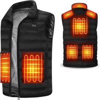 Men winter USB Electric Heating Vest Jacket Clothing Skiing Winter Warm Heated Pad Winter USB interface warm vest