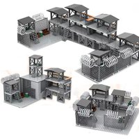WW2 Army Military Base Model Building Kits Boys Toys Gifts Army Supplies Military Construction Building Blocks Sets