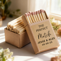 Personalized matchbox label stickers are suitable for events, gatherings, weddings, birthdays, and commercial promotions
