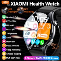 For XIAOMI 2025 New ECG+PPG Smartwatch Precise Uric Acid Blood Lipids Pressure Body Analysis Smart Watch Men BT Call NFC Watches