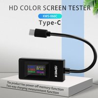DC Typ-C Tester 4-30V Spannung Test Meter 6,5A Strom Energie Wattmeter Meter Amperemeter Anzeige Power Bank Ladegerät Detektor