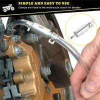 1set Motorcycle Car Clutch Brake Bleeder Kit One Way Check Valve Tube Bleeding Tool Kit for Motorcycle Clutch