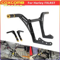 For Harley Softail Low Rider ST 117 FXLRST Motorcycle Highway Crash Bar Bumper Falling Protection Saddlebag Rail Guard 2022-2024