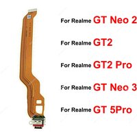 For Realme GT 2 5 Pro GT Neo 2 3 GT 2 Master Explorer USB Charging Dock Flex Cable USB Charger Port Connector Flex Ribbon Parts