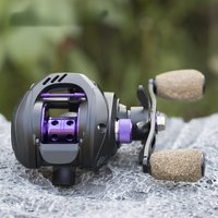 Aluminum 6.5:1 Gear Ratio Baitcasting Reel For Freshwater Saltwater, 8 KG Max Drag spinning reel baitcasting reel fishing tools