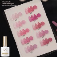 MIANEL 10ml Spring and Summer Ice Transparent Series Jelly Gel Nail Polish 2026 Nude Pink Nail Polish Nail Art