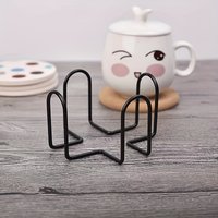 2pcs Coaster Holder, Wire Coaster Organizer, Ceramic Coaster Stand, Cork Coaster Rack, Onderzetters, Coasters, Shelf Decor
